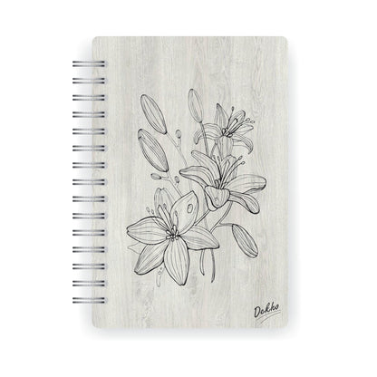 Cuaderno de Madera | Orquídeas |