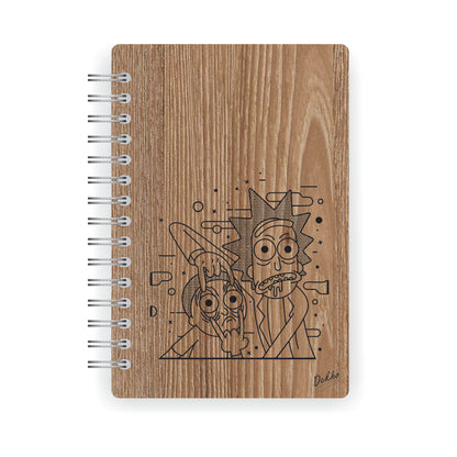 Cuaderno de Madera | Rick And Morty |