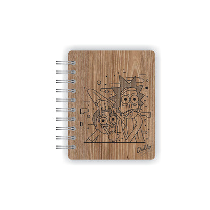 Libreta de Madera | Rick and Morty |