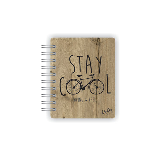 Libreta de Madera | Stay Cool |