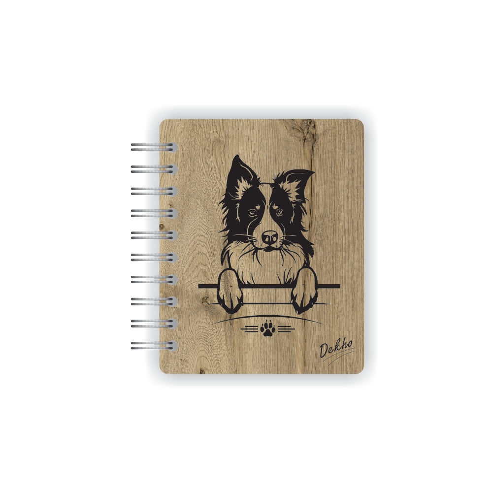 Libreta de Madera | Border Collie |