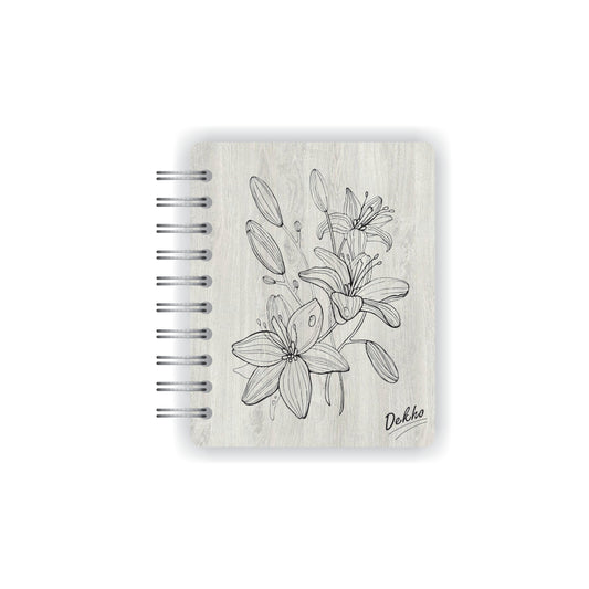 Libreta de Madera | Orquídeas |