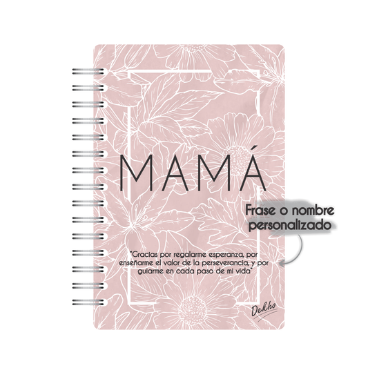 Cuaderno de Madera Color | Mamá |