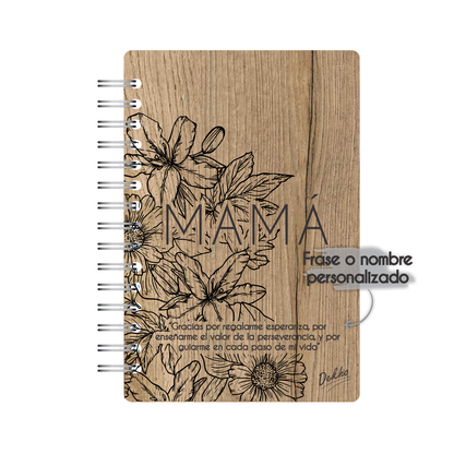 Cuaderno de Madera | Mamá |